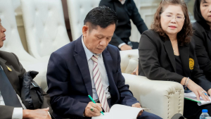 ร่วมพิธีลงนามบันทึกข้อตกลงความร่วมมือทางวิชาการระหว่าง มรภ.เทพสตรี กับ บริษัท เอสเค. ฟู้ดส์ 1975